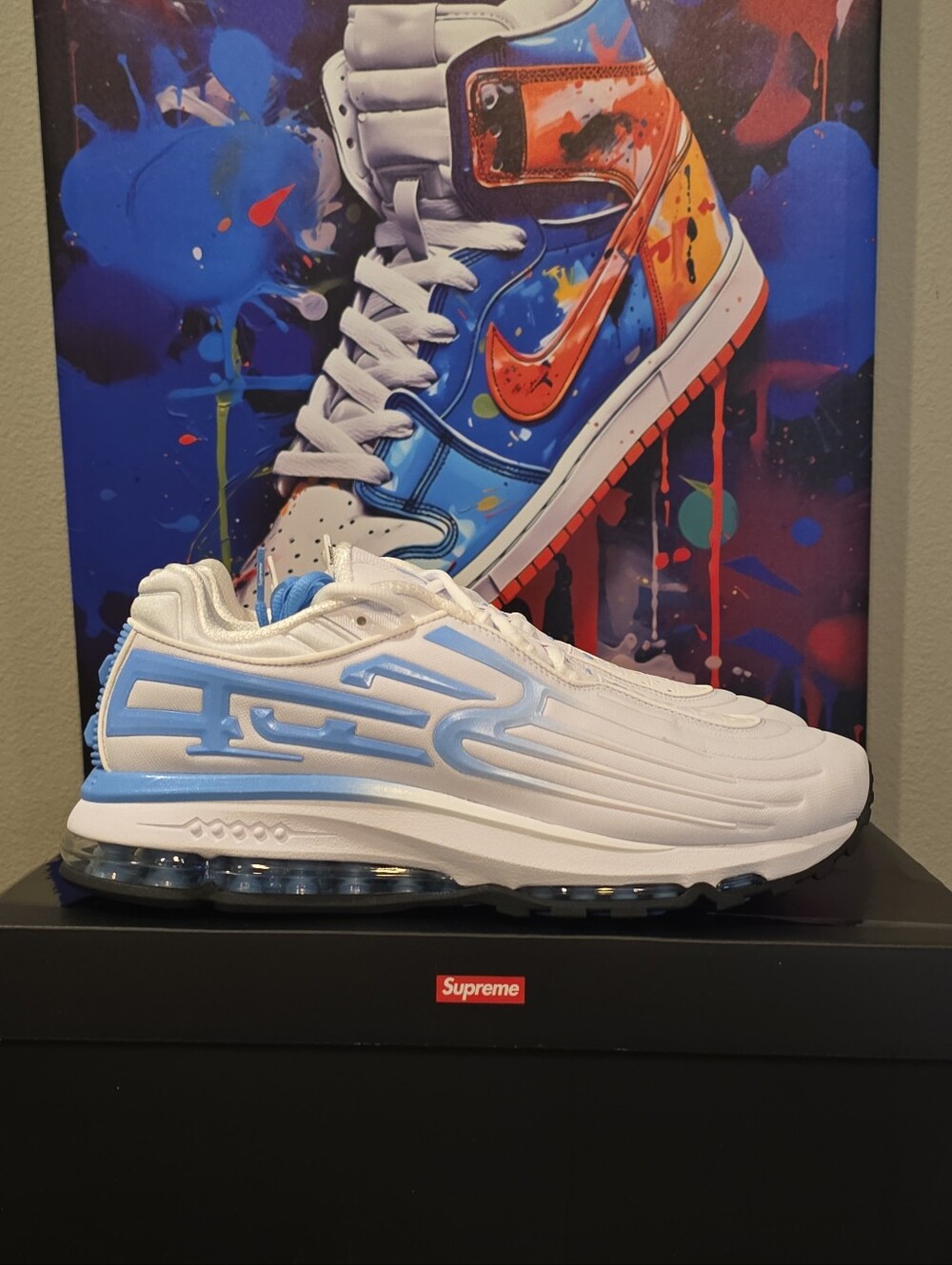 Supreme x Nike Air Max 2001 Air Ecstasy White Size 12 Brand New Ships Today